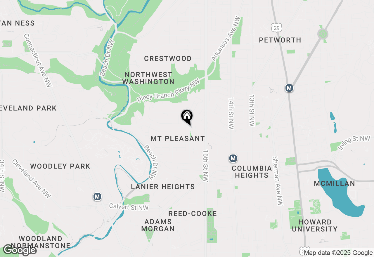 Map of 3220 17th Street Nw #106, Washington, DC 20010