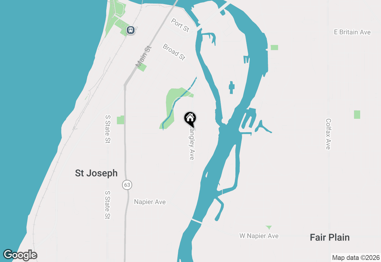 Map of 1700 Langley Avenue, St. Joseph, MI 49085