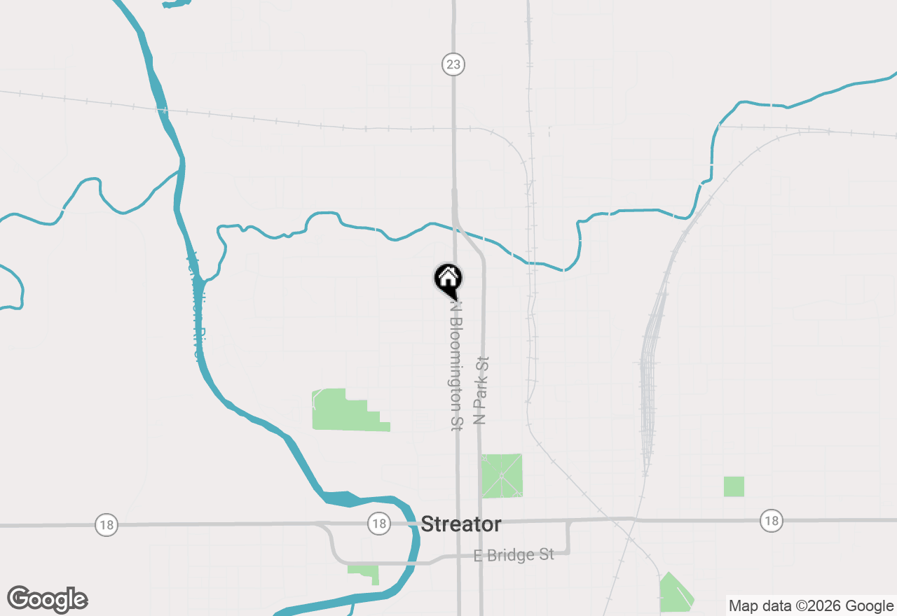 Map of 1008 N Bloomington Street, Streator, IL 61364