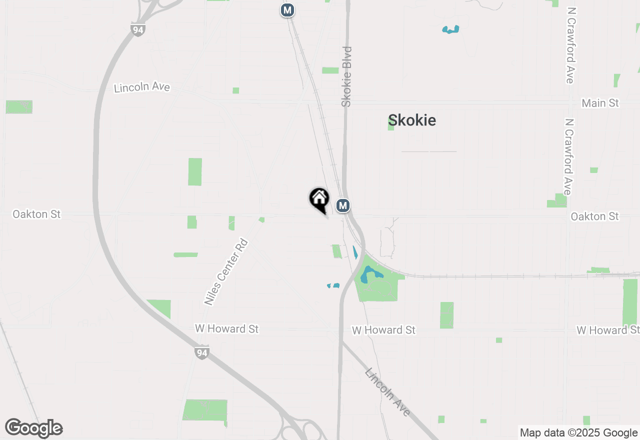 Map of 4853 Oakton Street, Skokie, IL 60077