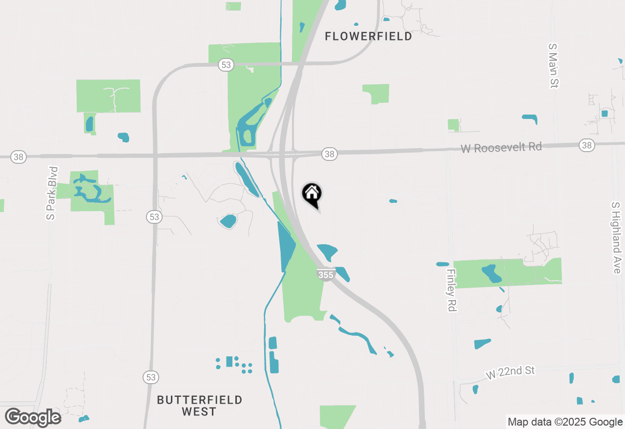 Map of 1s217 Valley Road, Lombard, IL 60148