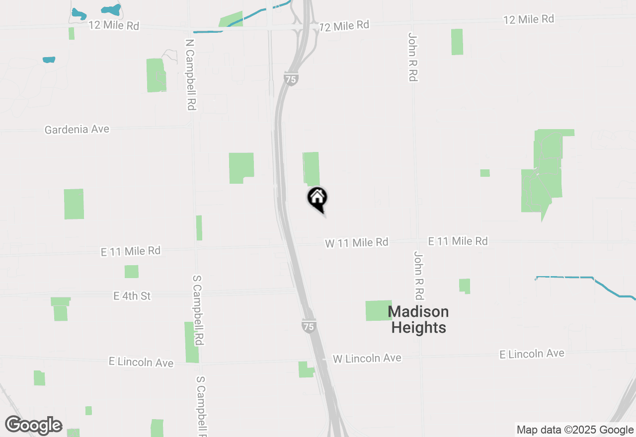 Map of 27109 Hampden Street, Madison Heights, MI 48071