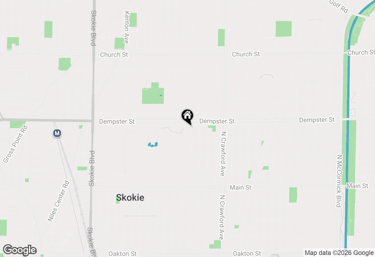 Map of 8730 Keeler Avenue, Skokie, IL 60076