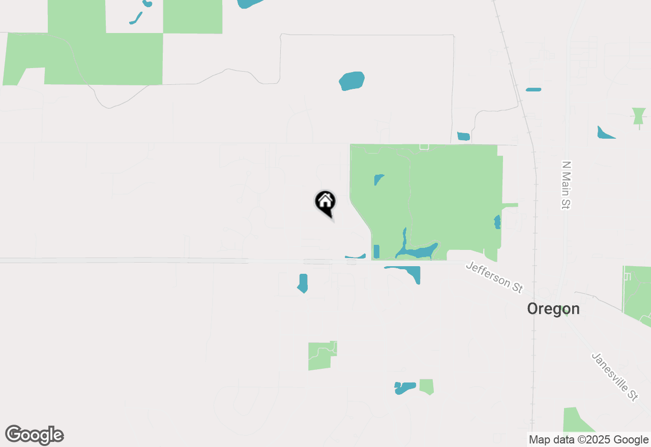Map of 829 Oregon Parks Avenue, Oregon, WI 53575