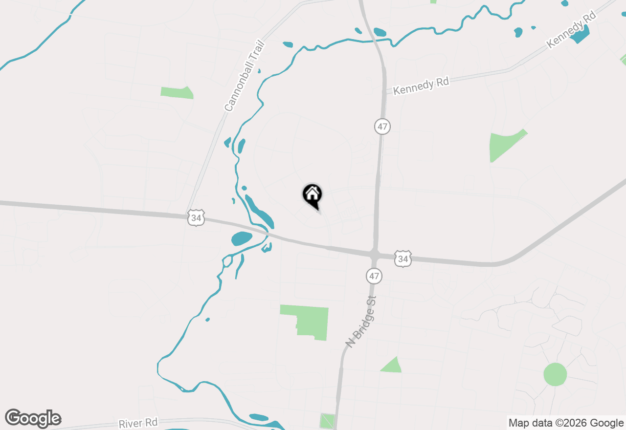 Map of 502 Powers Court #B, Yorkville, IL 60560