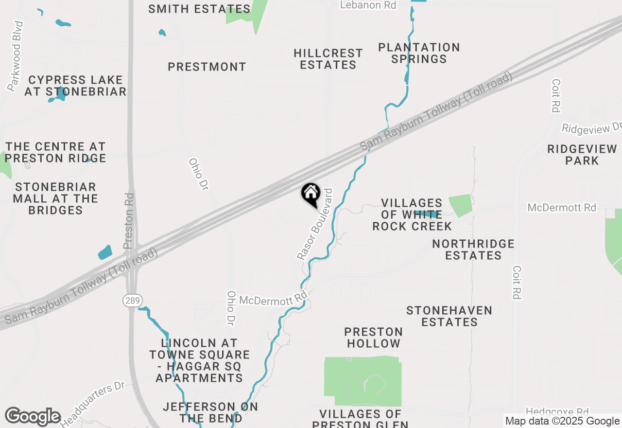 Map of 4553 Cinema, Plano, TX 75024