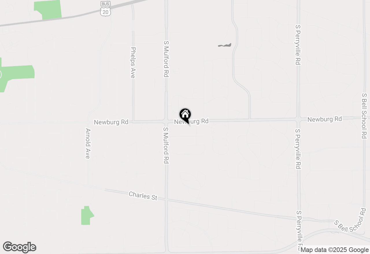 Map of 6151 Newburg Road, Rockford, IL 61108