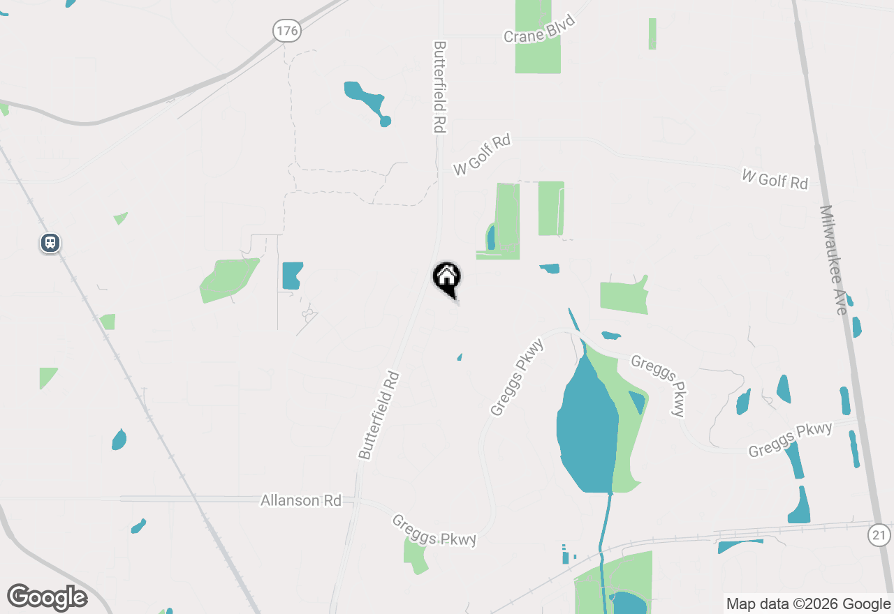 Map of 2072 Inverness Drive, Vernon Hills, IL 60061