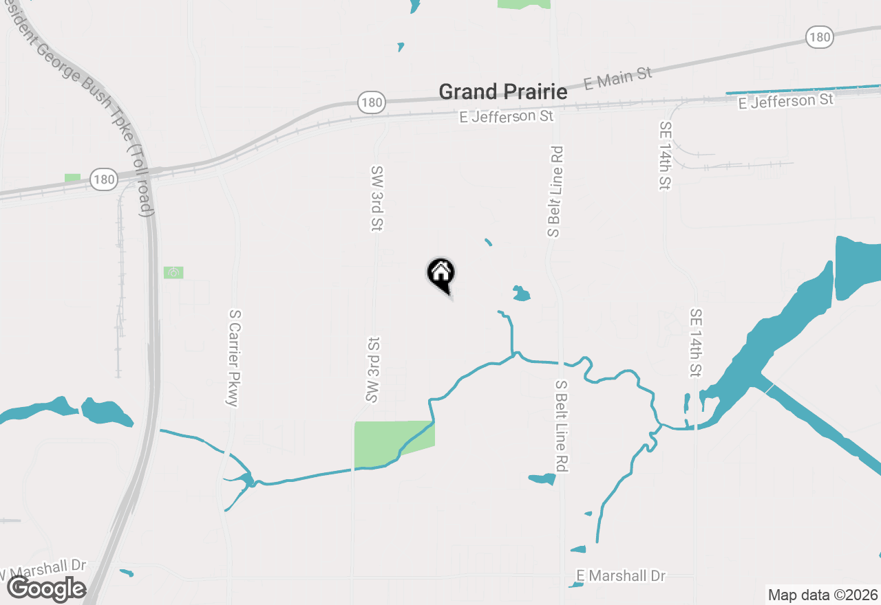 Map of 905 Se 3rd Street, Grand Prairie, TX 75051