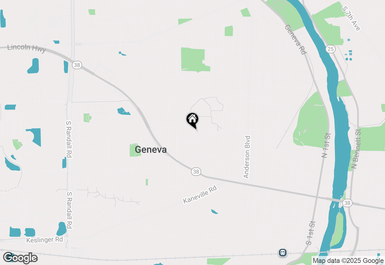 Map of 520 N Pine Street, Geneva, IL 60134