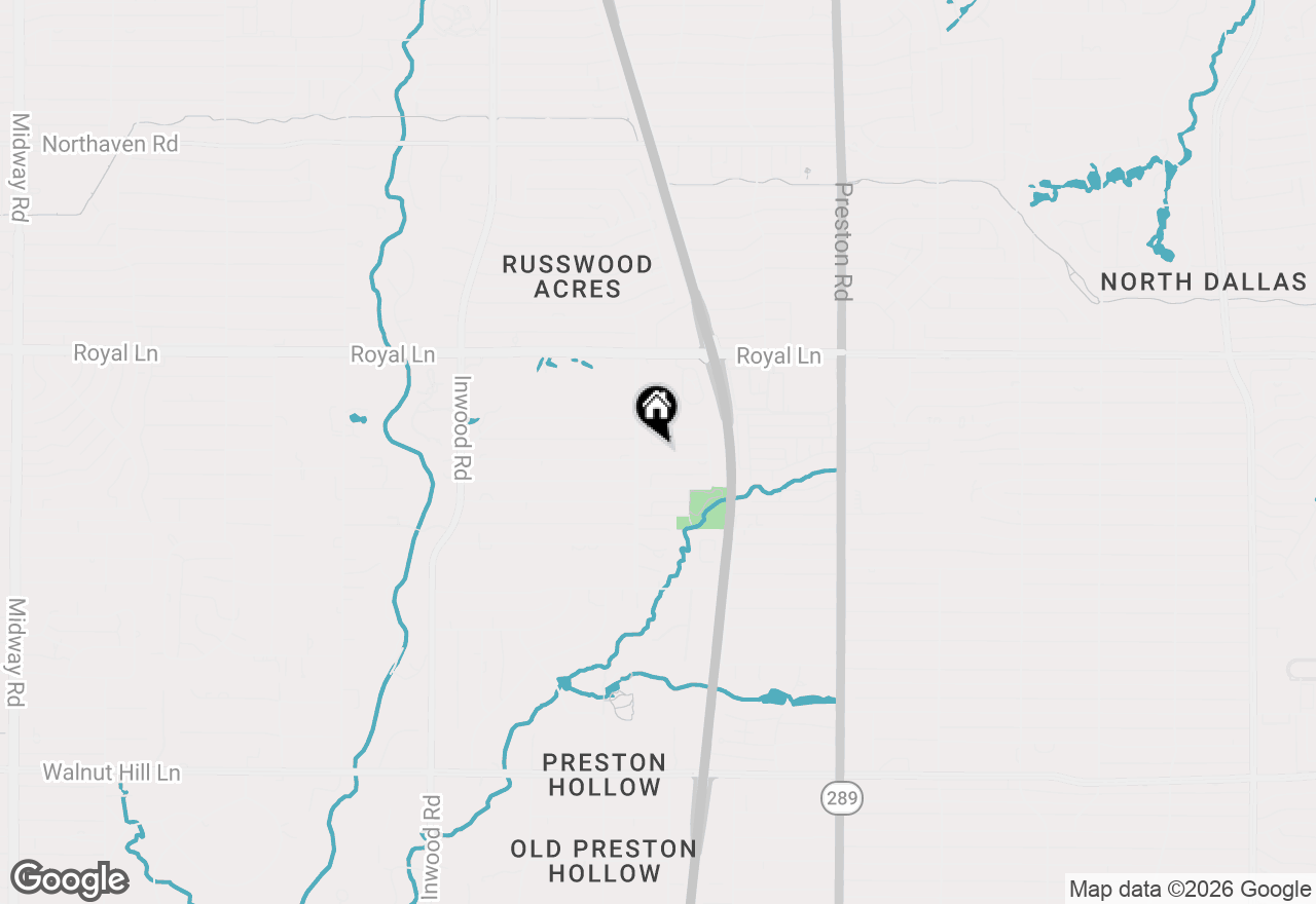 Map of 5603 Ursula Lane, Dallas, TX 75229