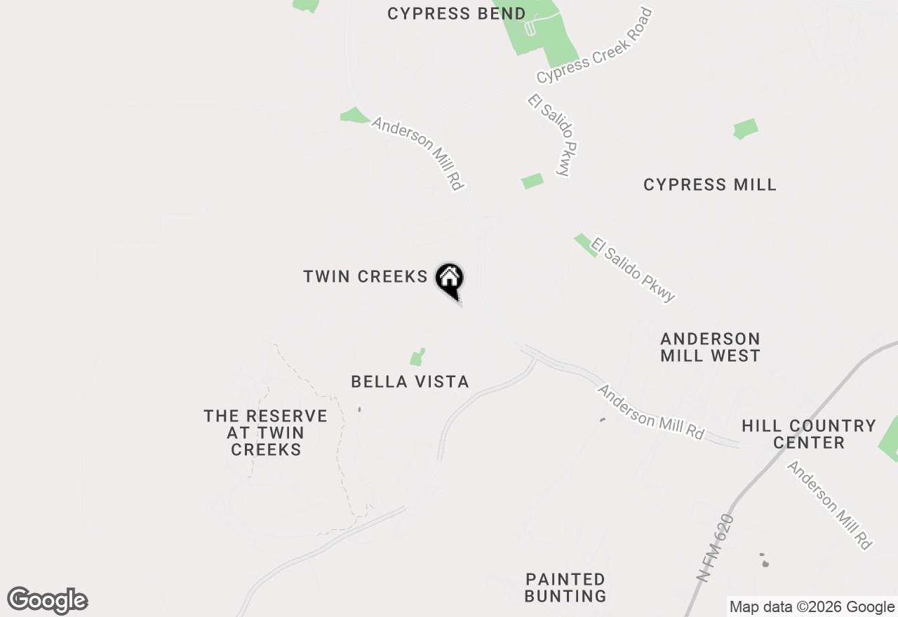 Map of 2702 Corabella Pl, Cedar Park, TX 78613