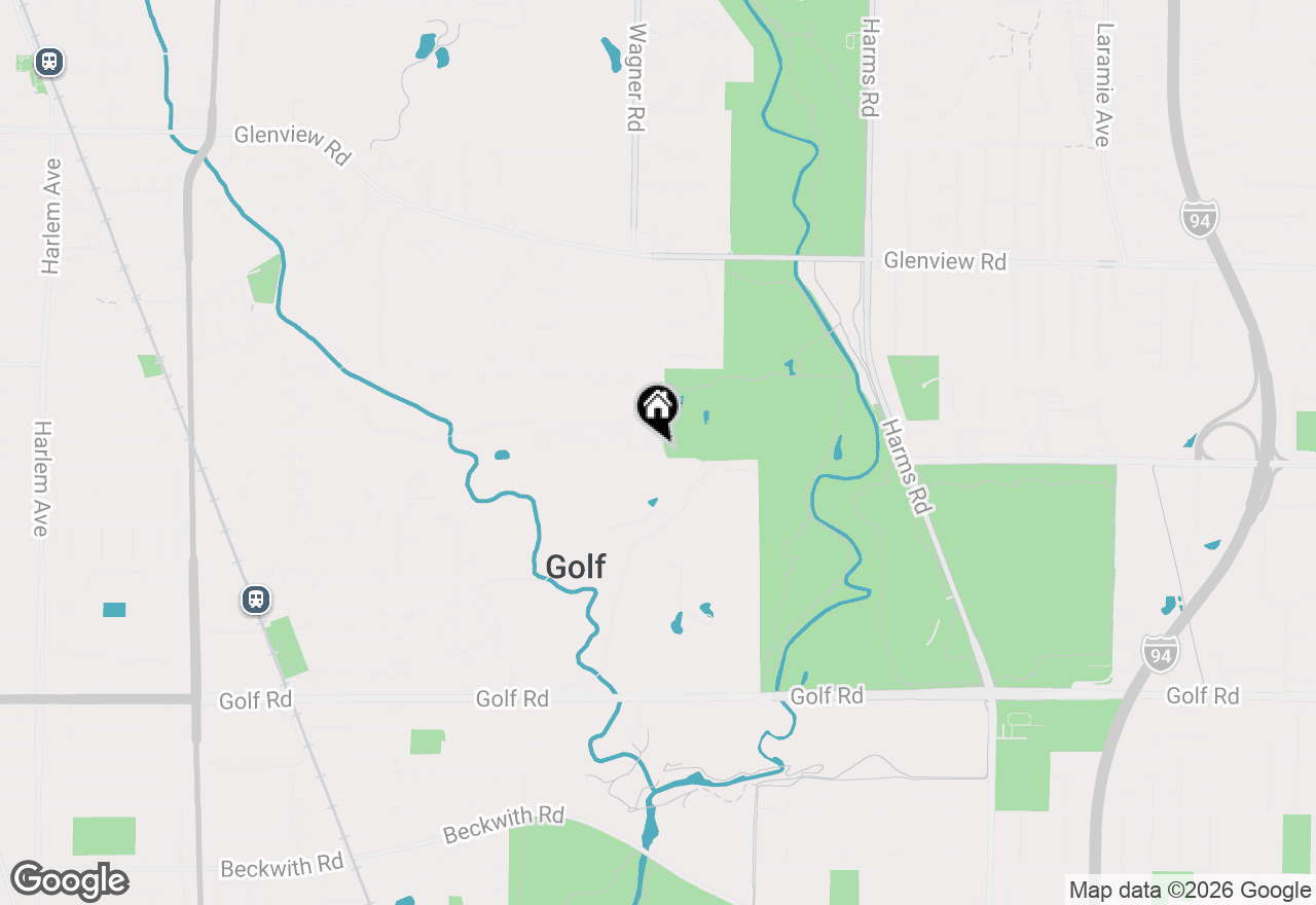 Map of 411 Woodland Court, Glenview, IL 60025