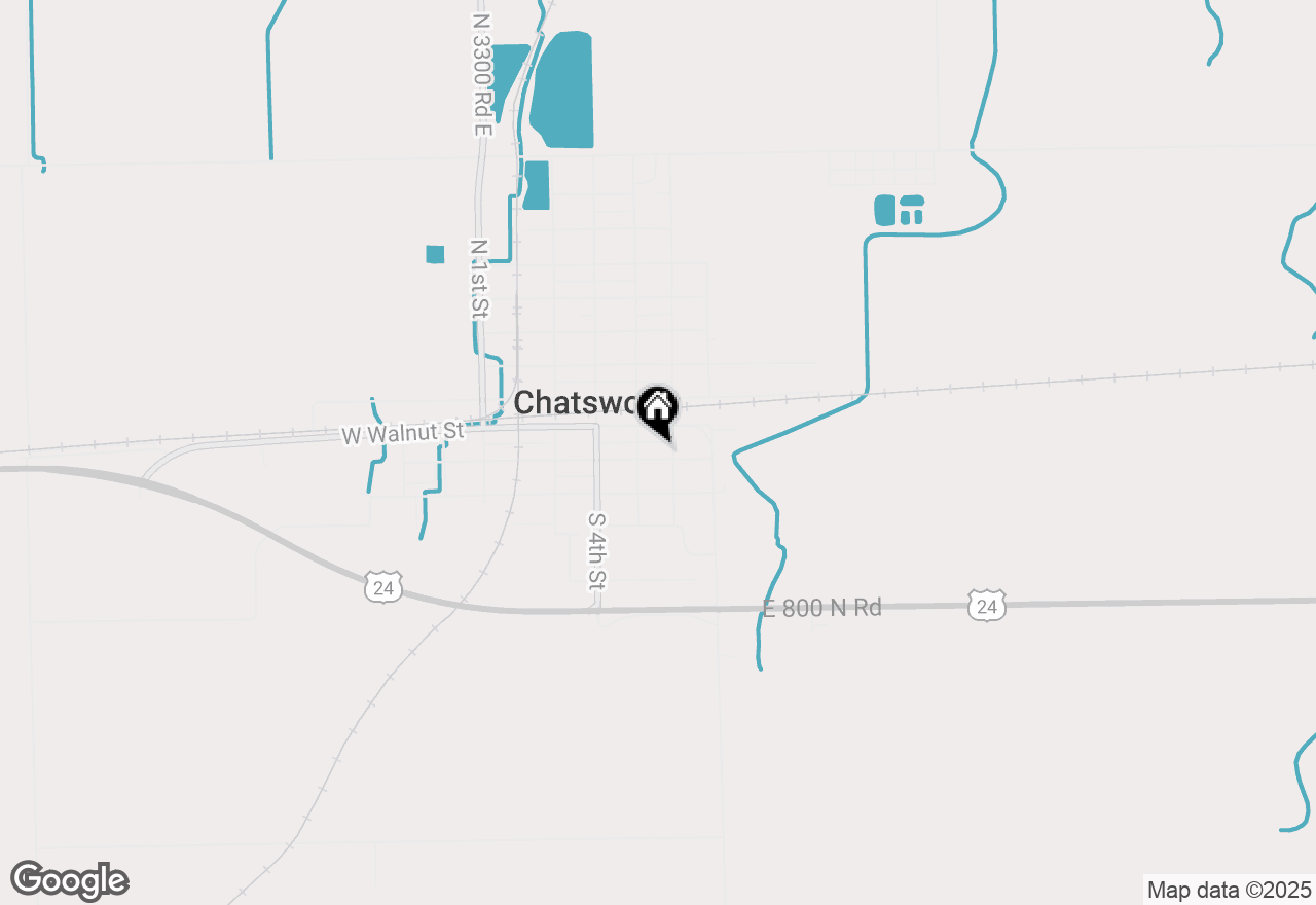 Map of 510 E Elm Street, Chatsworth, IL 60921