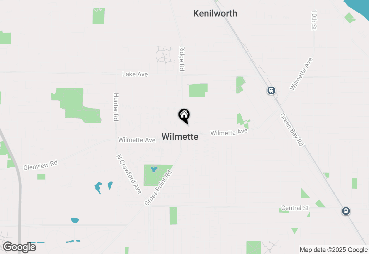 Map of 428 Ridge Road, Wilmette, IL 60091