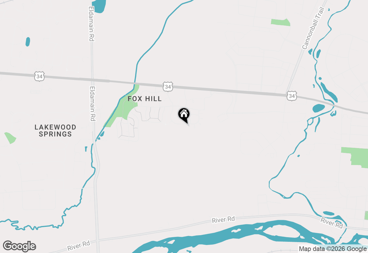 Map of 1401 Chestnut Lane, Yorkville, IL 60560