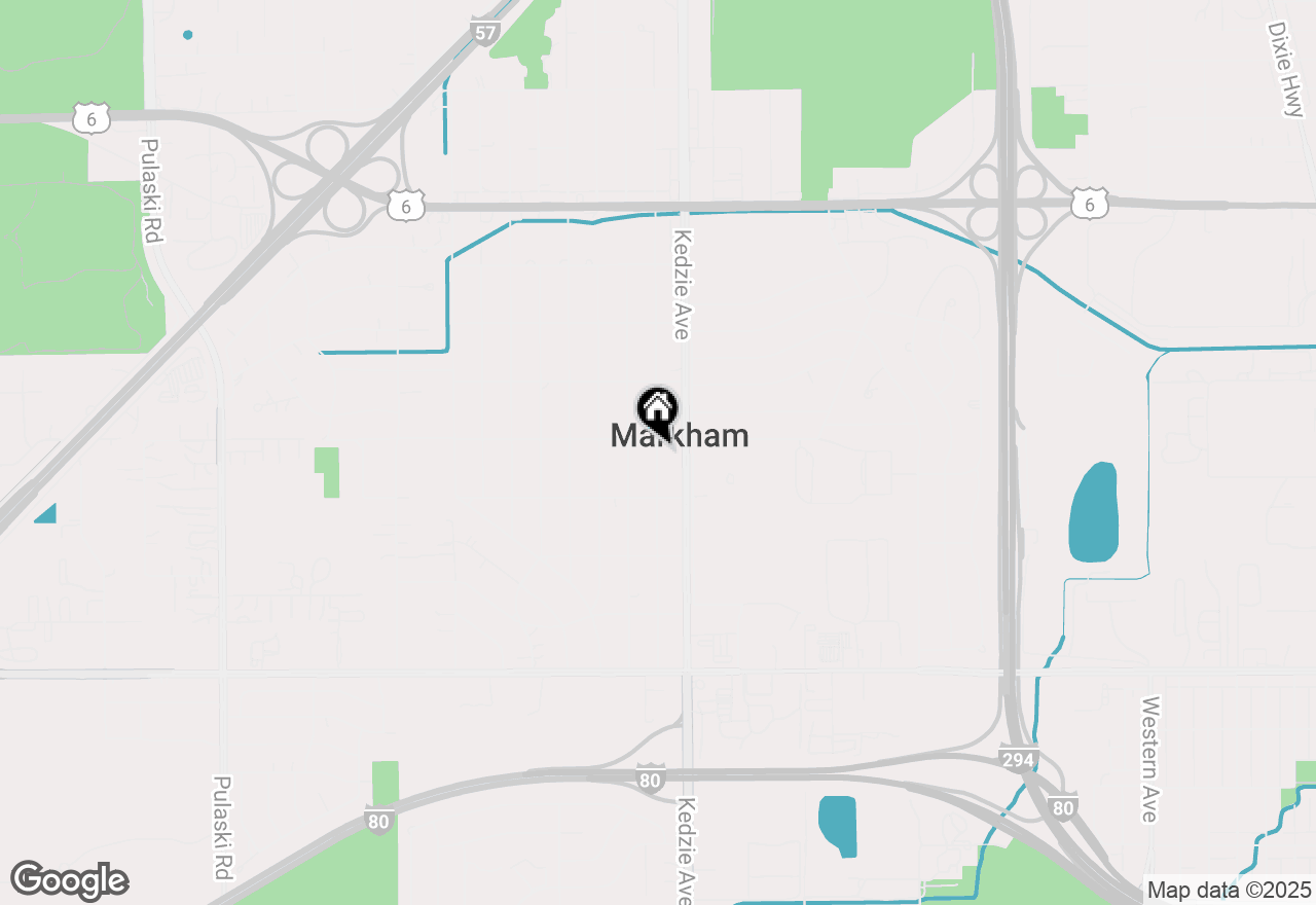 Map of (Address confidential), Markham, Illinois 60428