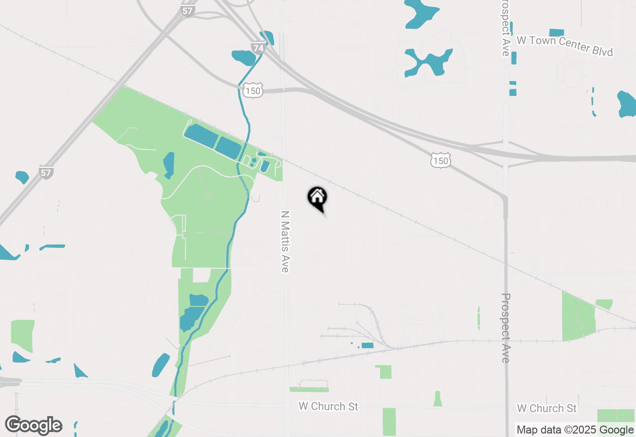 Map of 1611 Williamsburg Drive, Champaign, IL 61821