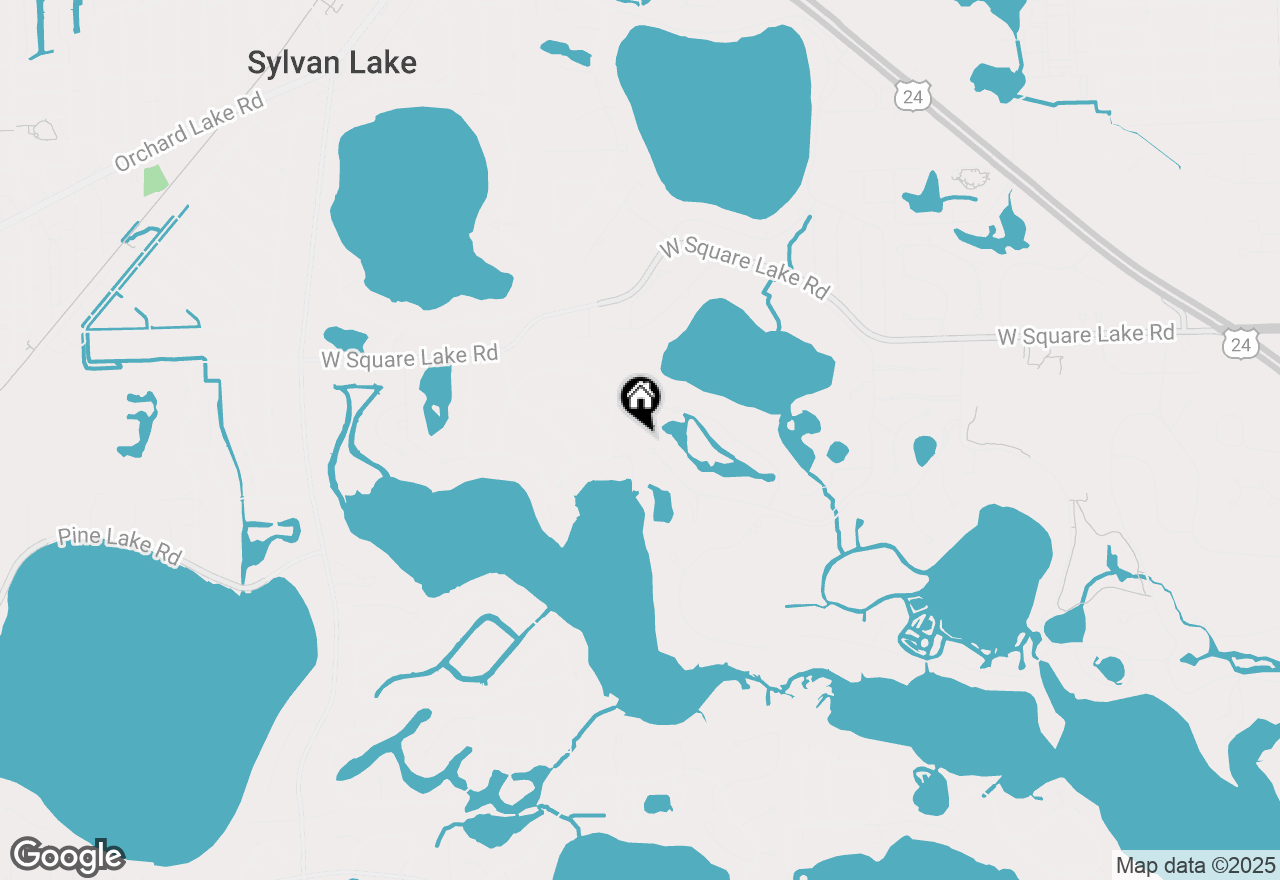 Map of 2779 Turtle Lake Drive, Bloomfield Hills, MI 48302