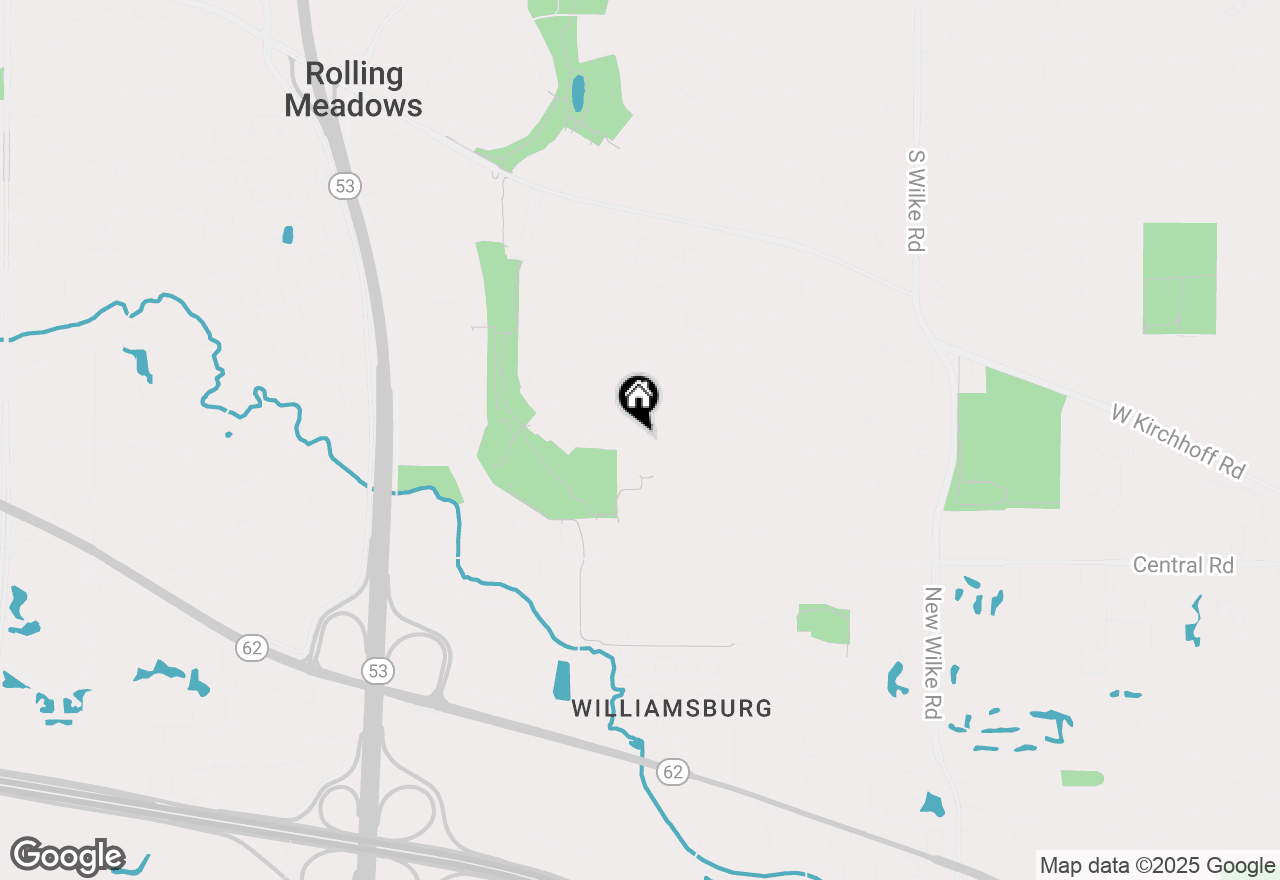 Map of 2805 Grouse Lane, Rolling Meadows, IL 60008
