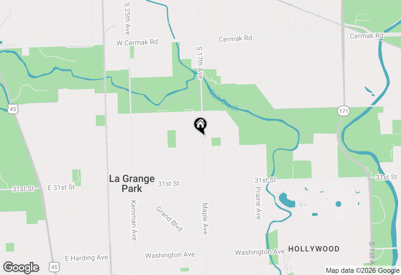 Map of 1424 N Maple Avenue, La Grange Park, IL 60526