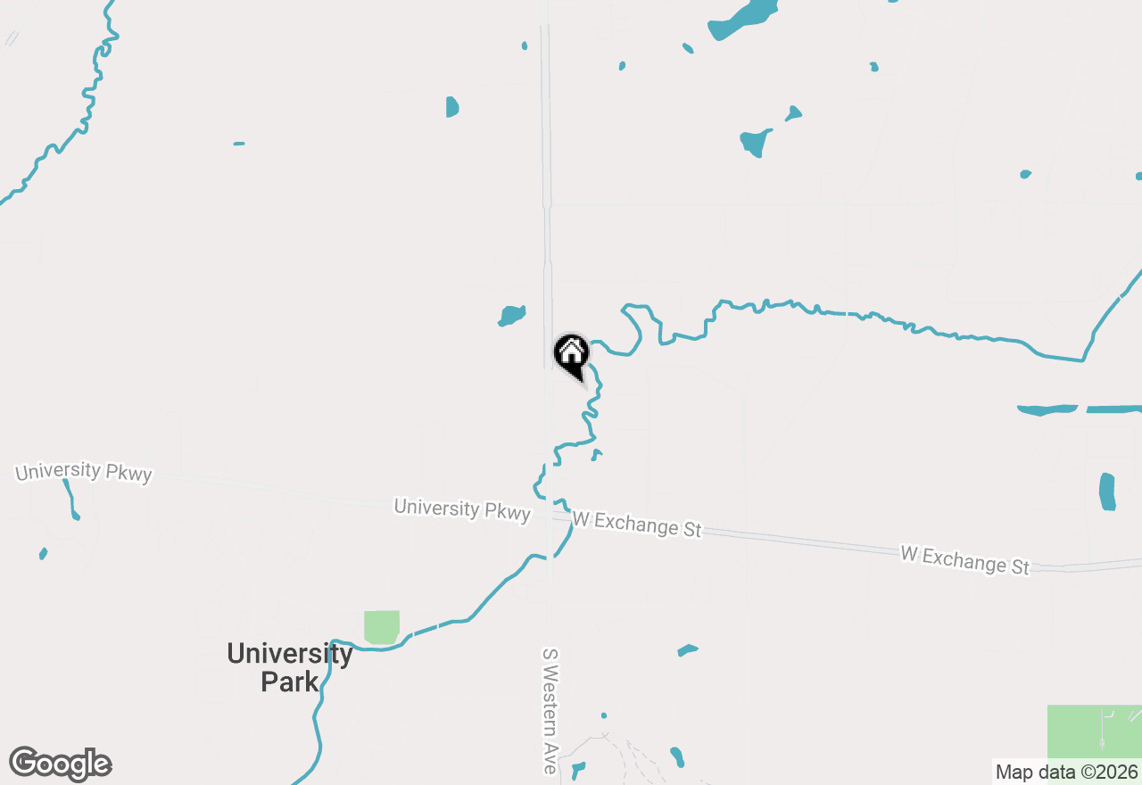 Map of 2337 Valley View Lane, Park Forest, IL 60466