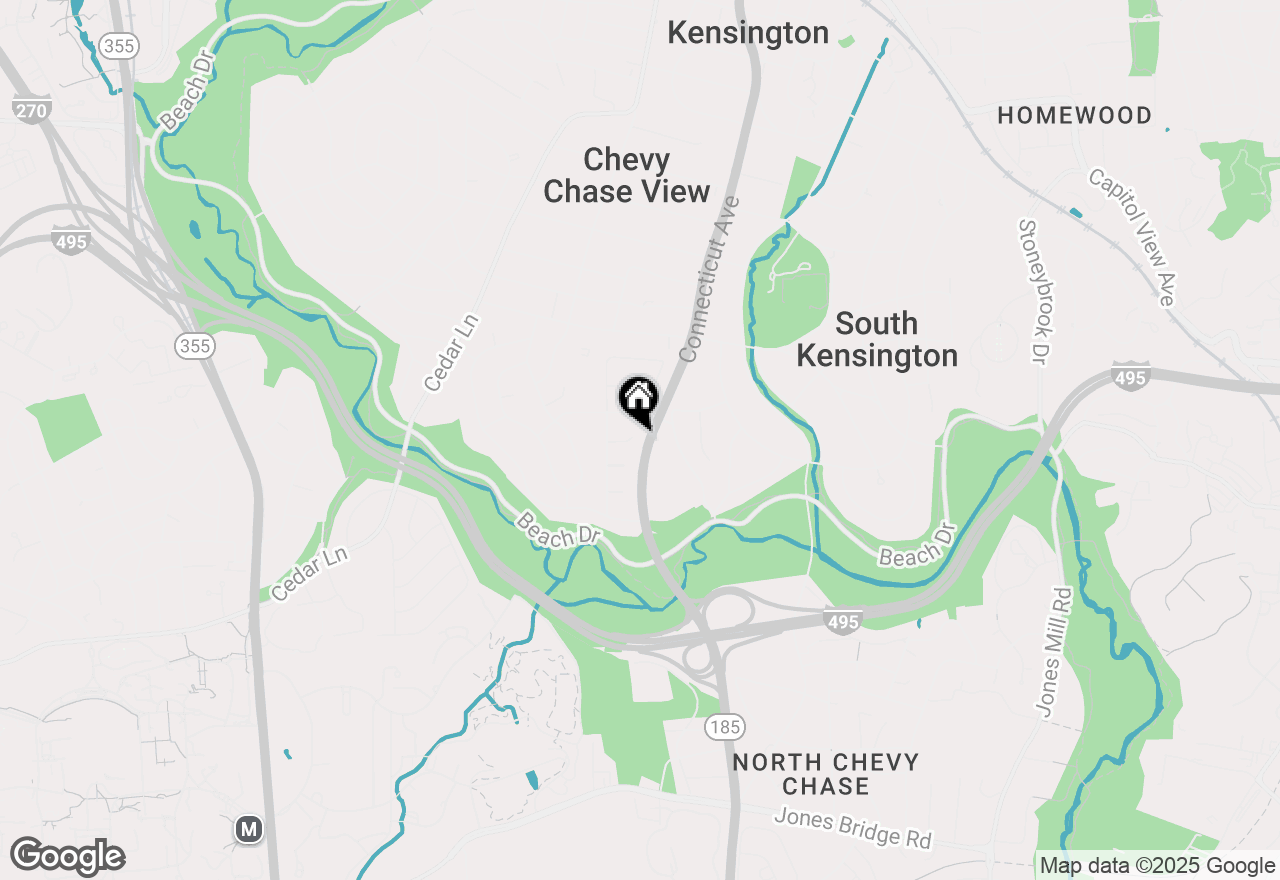 Map of 4100 Dewmar Court, Kensington, MD 20895