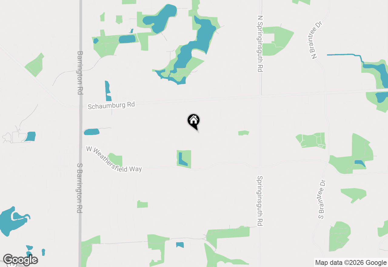 Map of 135 S Walnut Lane, Schaumburg, IL 60193