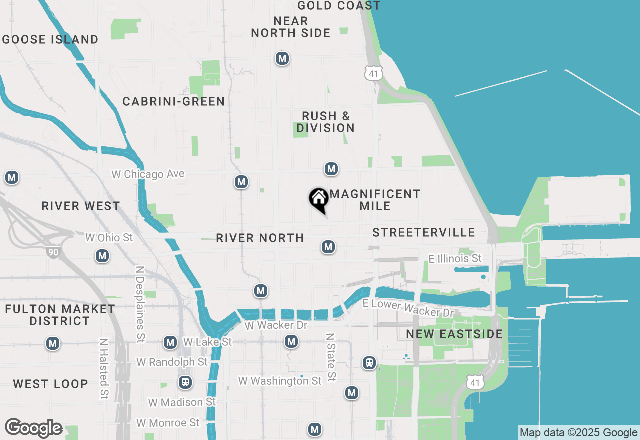 Map of 20-22 W Ontario Street, Chicago, IL 60654