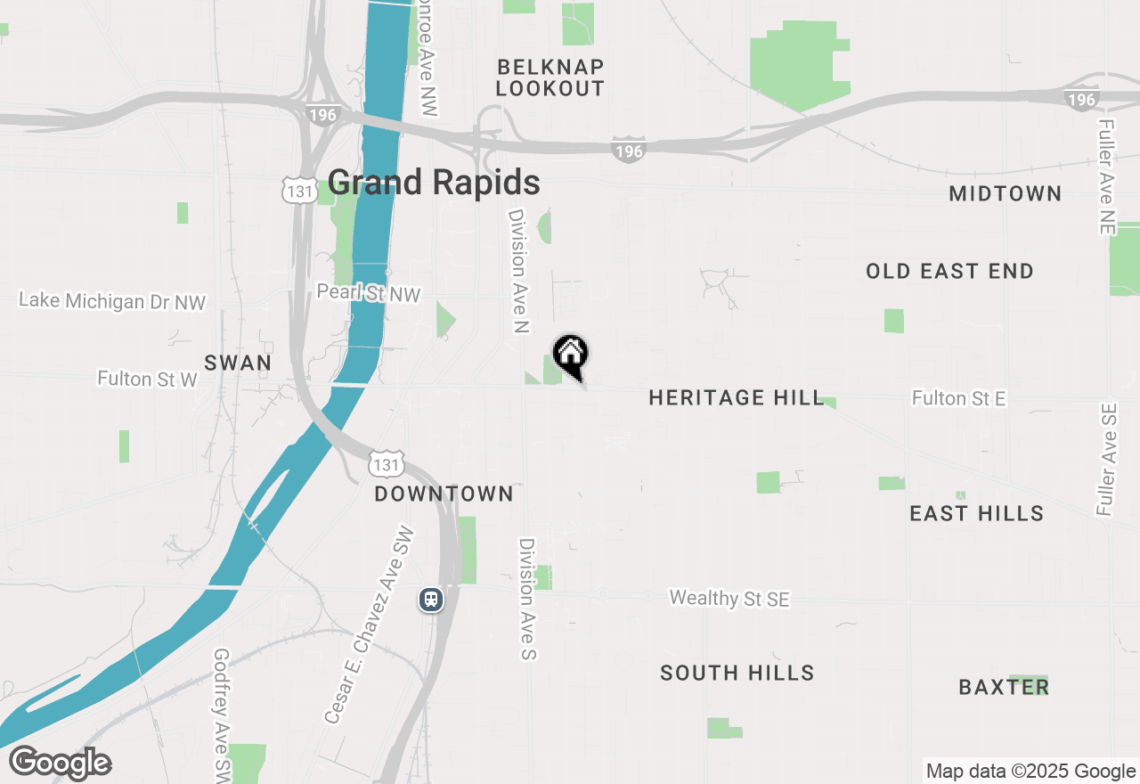 Map of 124 Fulton E #5TH FLOOR, Grand Rapids, MI 49503