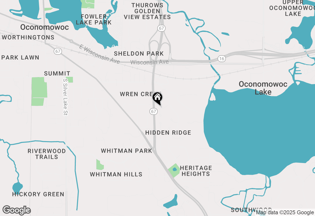 Map of 936 Tanglewood Ct, Oconomowoc, WI 53066