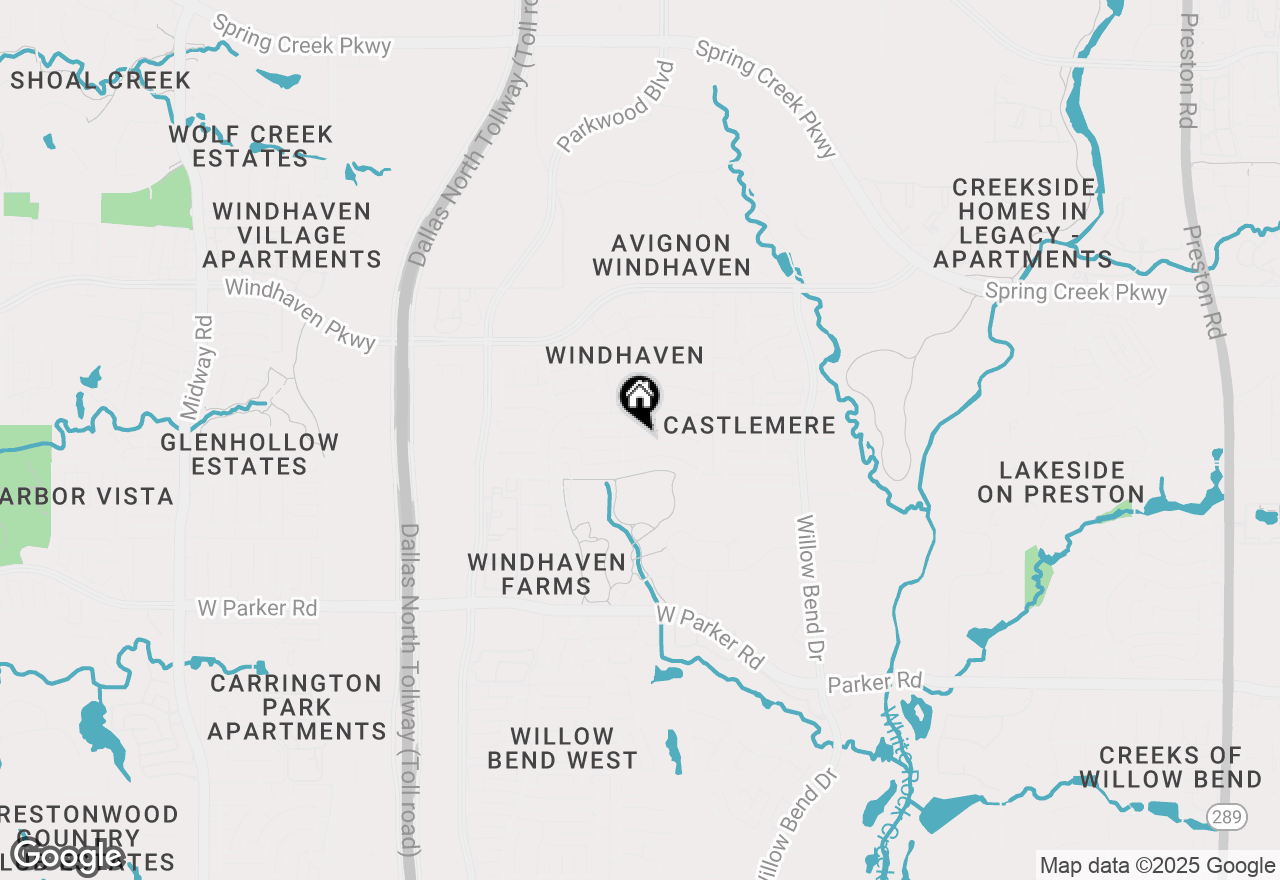 Map of 5741 Ridgehaven Drive, Plano, TX 75093