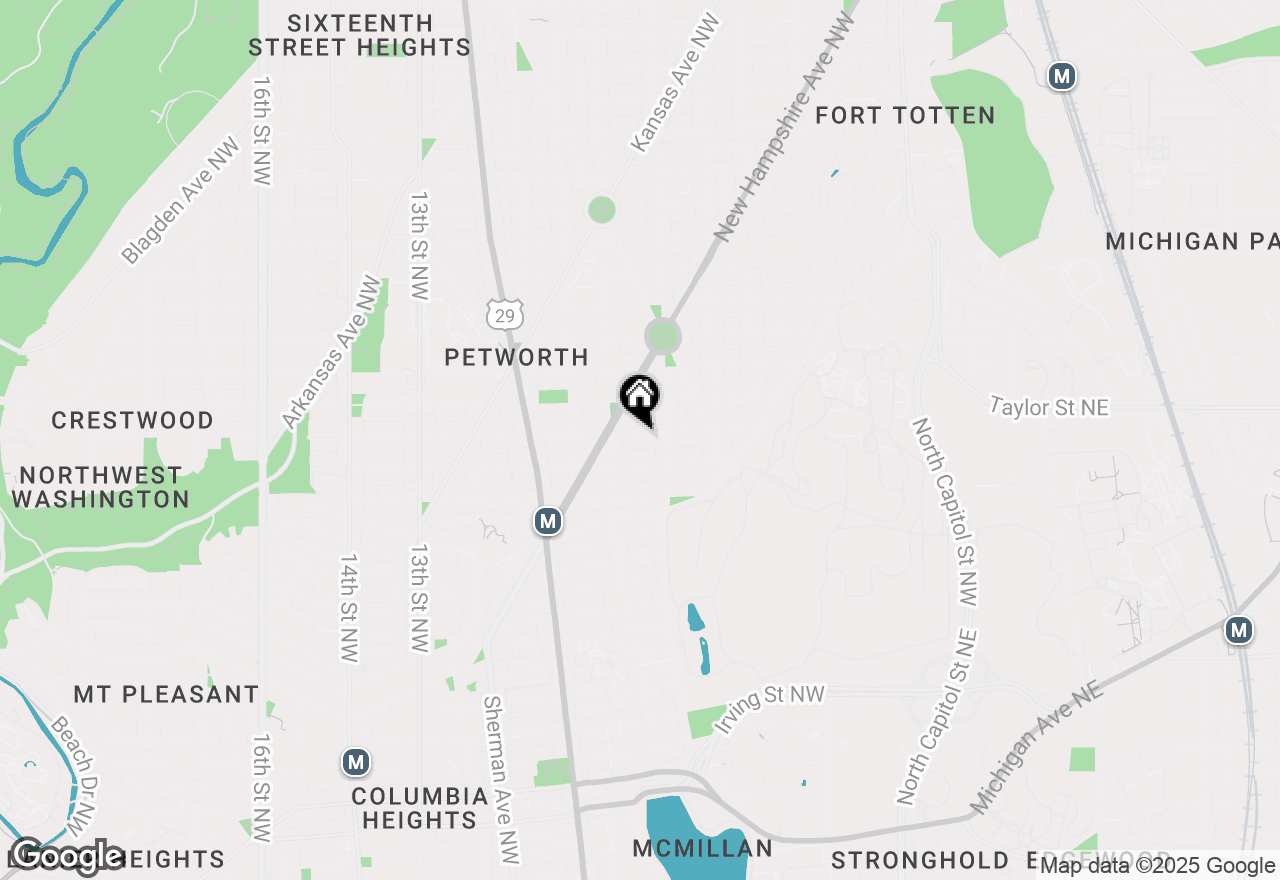 Map of 532 Shepherd Street Nw, Washington, DC 20011