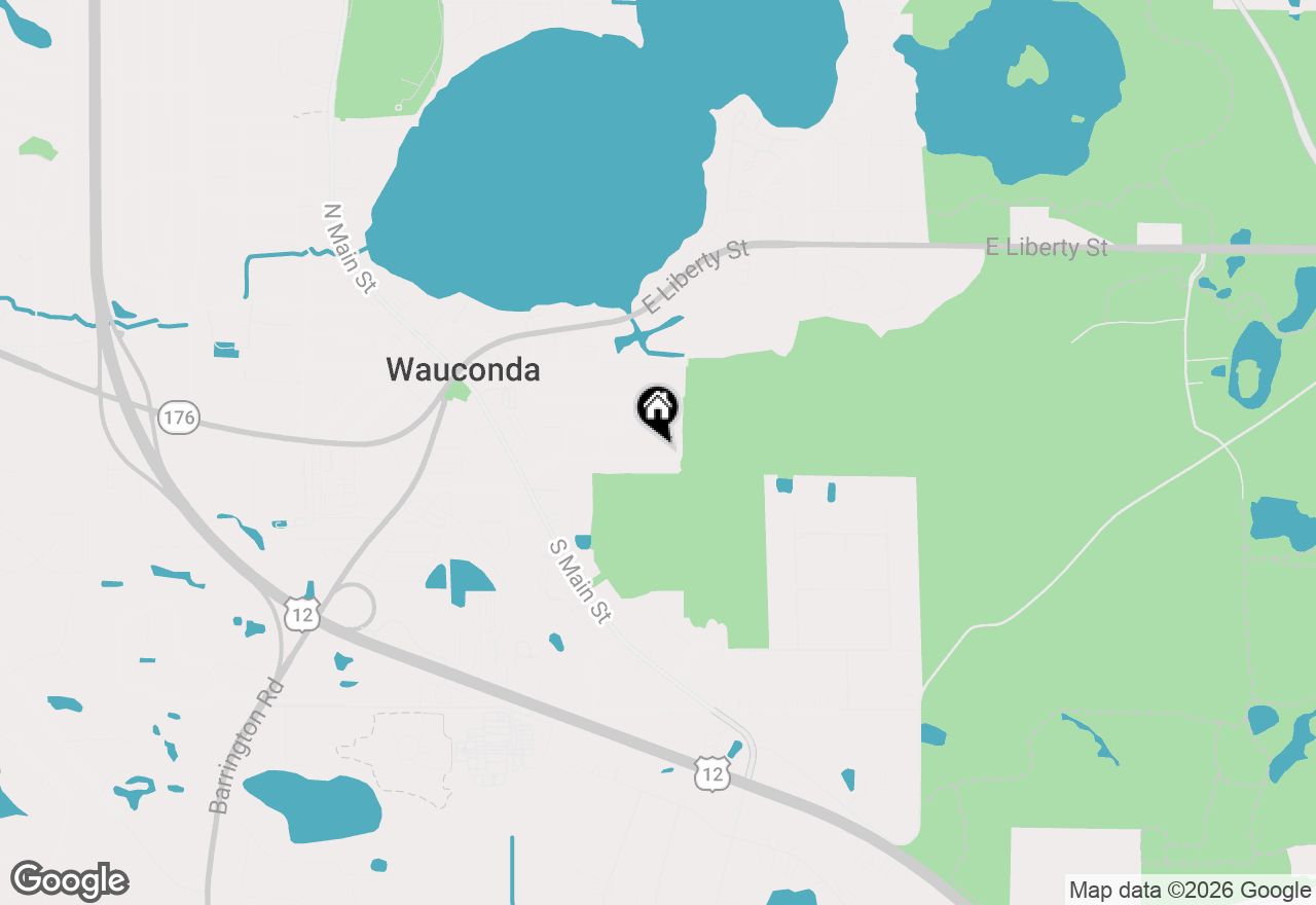 Map of 25558 W Wilson Avenue, Wauconda, IL 60084