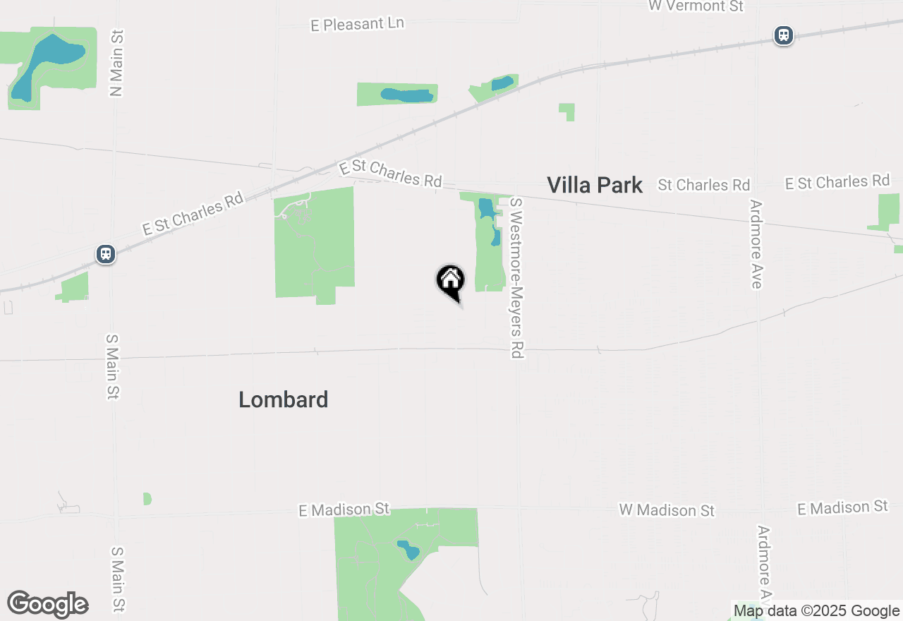 Map of 208 S Highland Avenue, Elmhurst, IL 60126