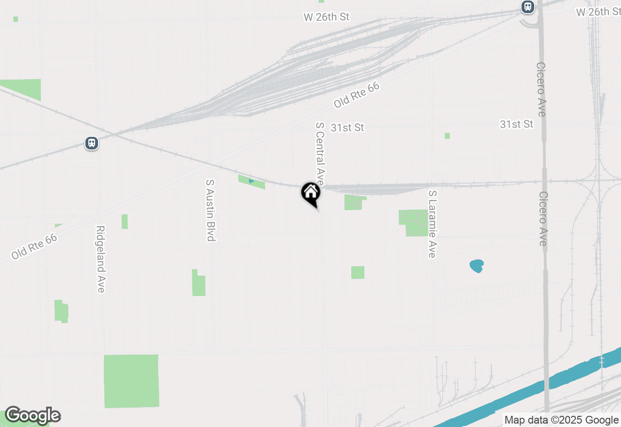Map of 3401 S 56th Court, Cicero, IL 60804