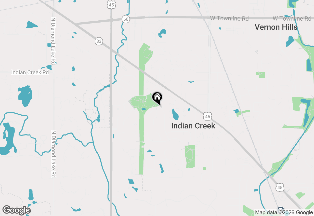 Map of 140 N Fiore Parkway, Vernon Hills, IL 60061