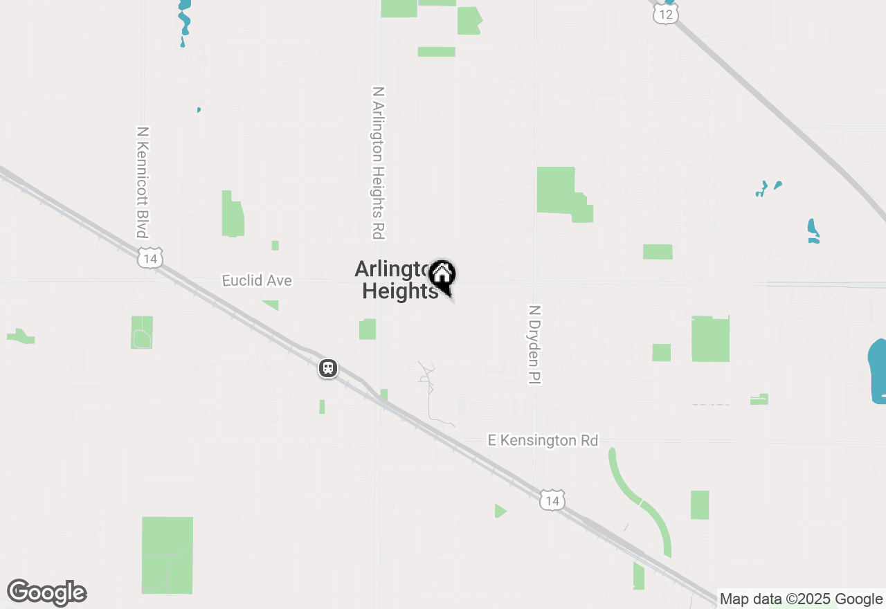 Map of 415 N Haddow Avenue, Arlington Heights, IL 60004