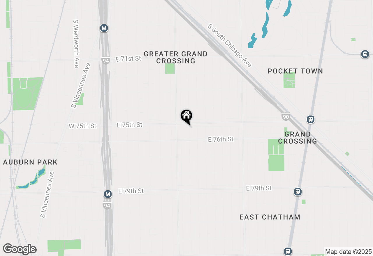 Map of 7515 S Vernon Avenue, Chicago, IL 60619