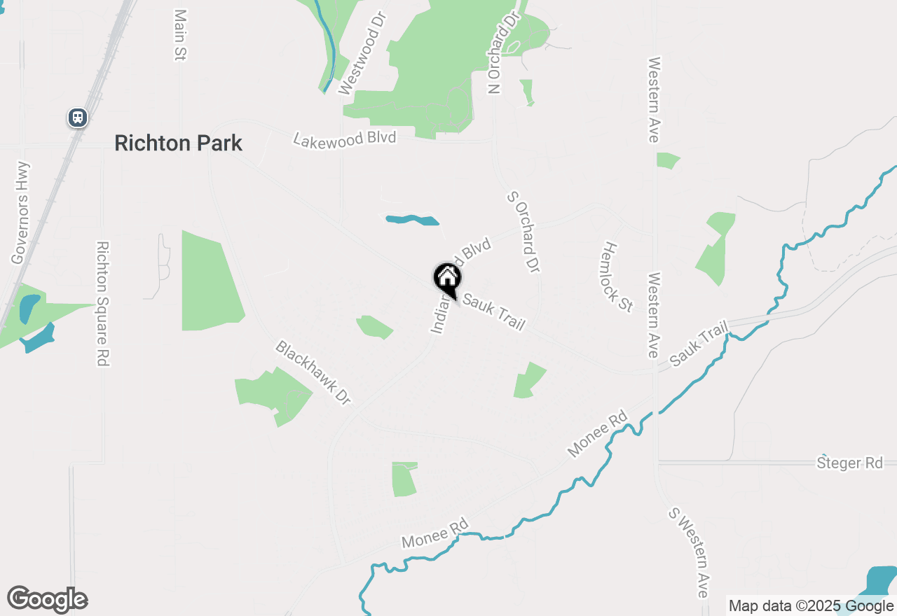 Map of 142 Marquette Street, Park Forest, IL 60466