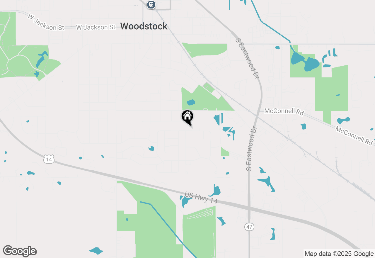 Map of 617 Barbary Lane, Woodstock, IL 60098