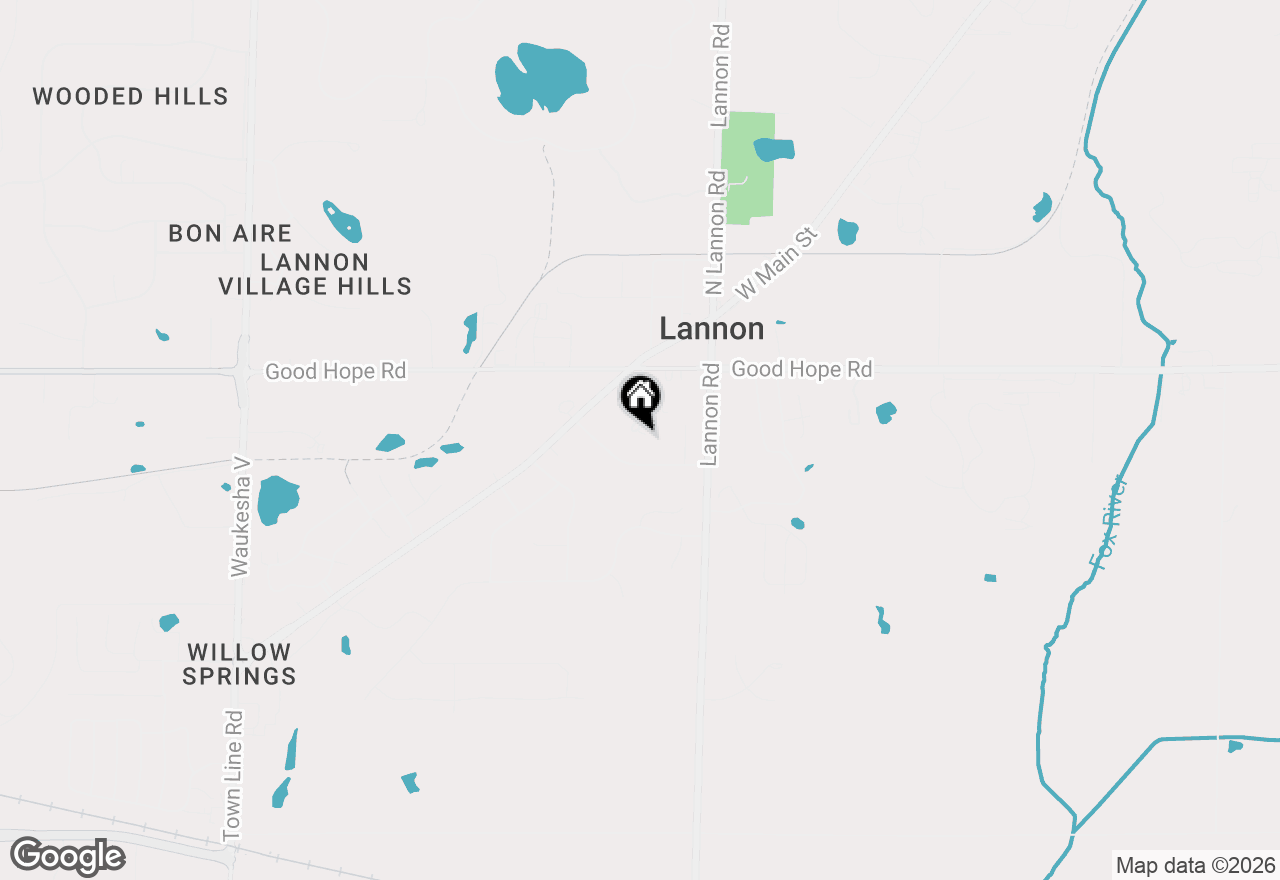 Map of Lt3 Good Hope Rd, Lannon, WI 53046