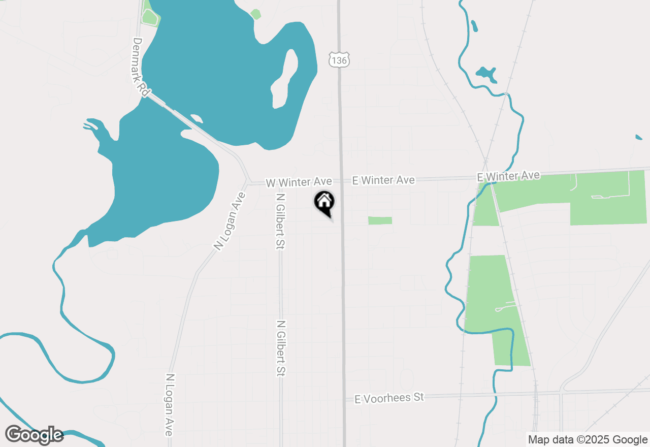 Map of 16 1/2 Dodge Avenue, Danville, IL 61832