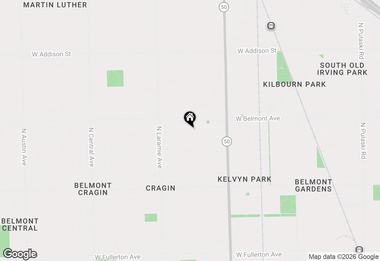 Map of 5009 W Fletcher Street, Chicago, IL 60641