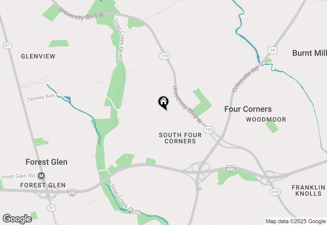 Map of 10126 Renfrew Road, Silver Spring, MD 20901