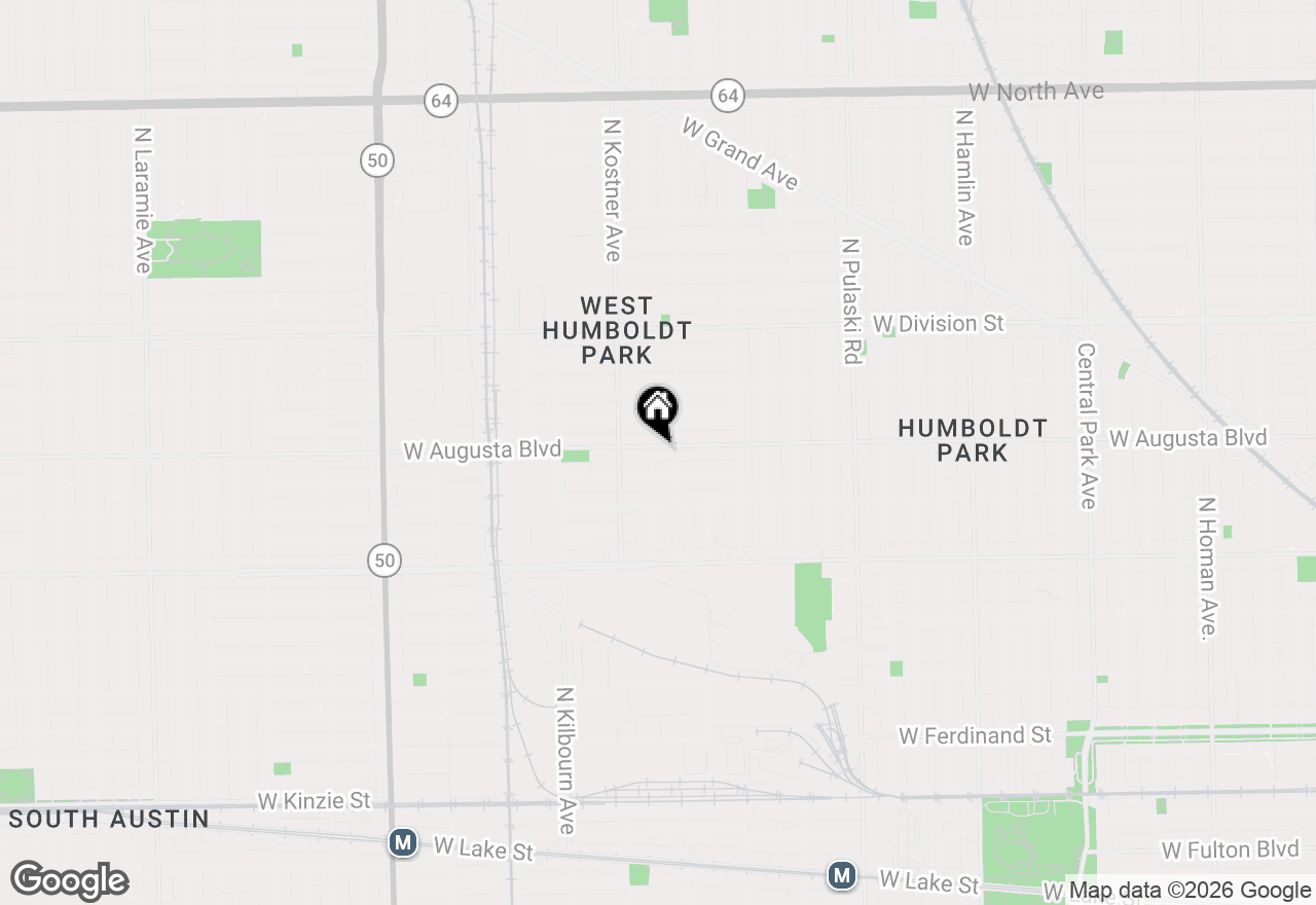 Map of 4321 W Augusta Boulevard, Chicago, IL 60651