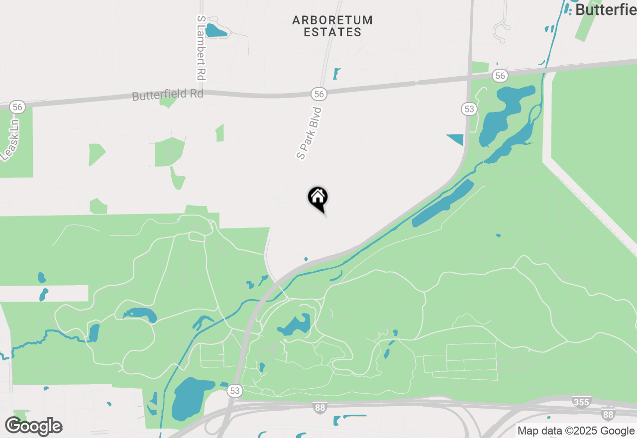 Map of 3S430 Osage Drive, Glen Ellyn, IL 60137