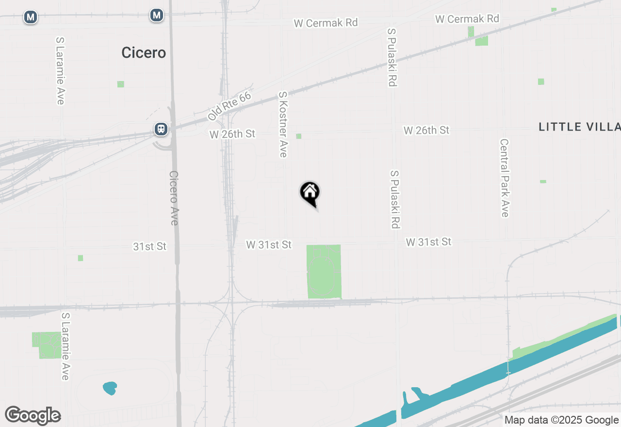 Map of 2856 S Kildare Avenue, Chicago, IL 60623