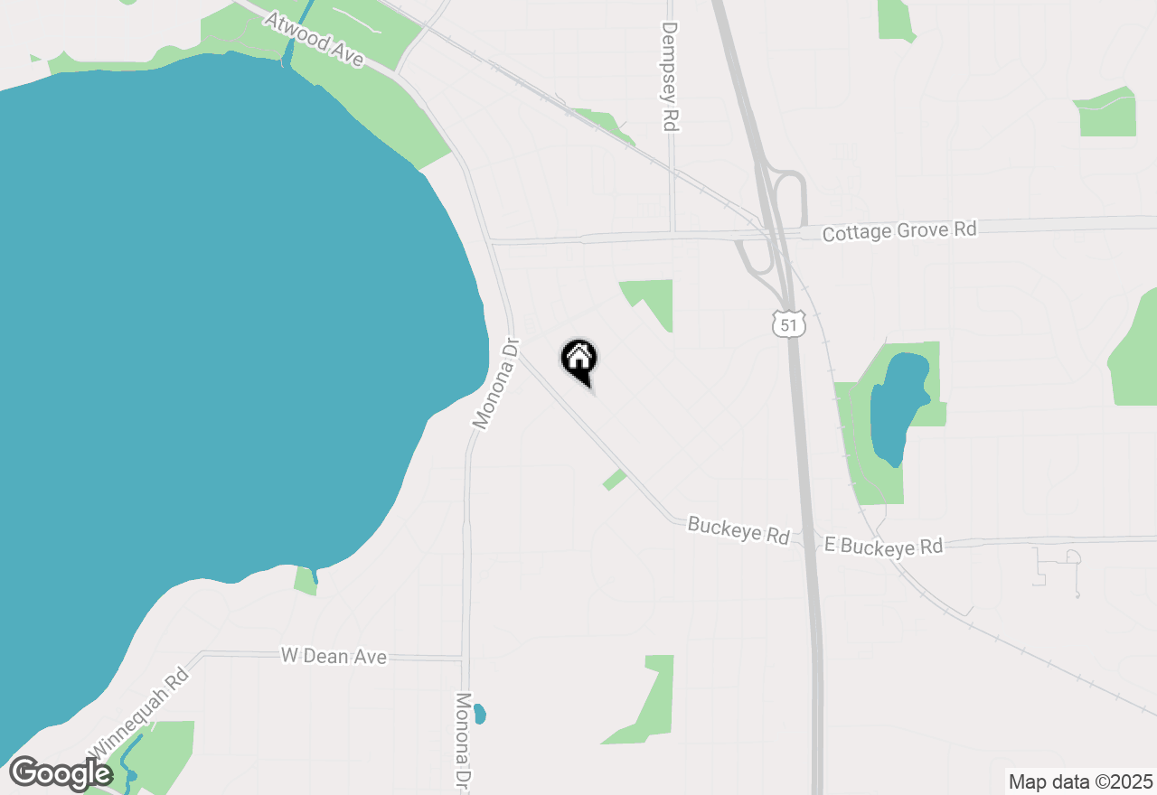 Map of 4200 Buckeye Road, Madison, WI 53716