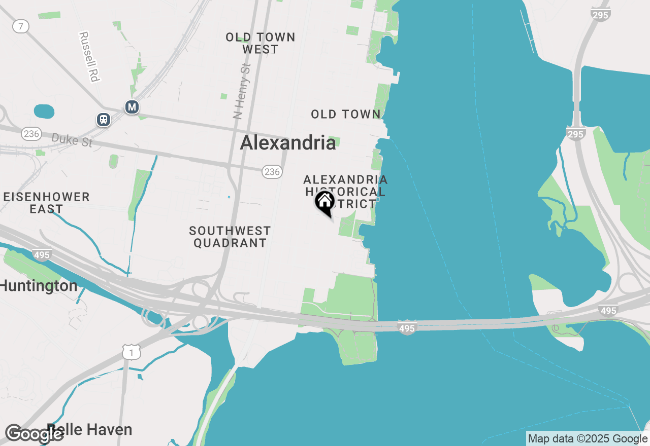 Map of 515 S Fairfax Street, Alexandria, VA 22314